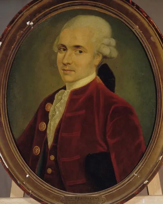 Framed Print : Portrait of Jacques-Albert Berthélemy (1745-1813), lawyer in the parliament... c1745 and 1813. Creator: Unknown Framed Print : Portrait of Jacques-Albert Berthélemy (1745-1813), lawyer in the parliament... c1745 and 1813. Creator: Unknown