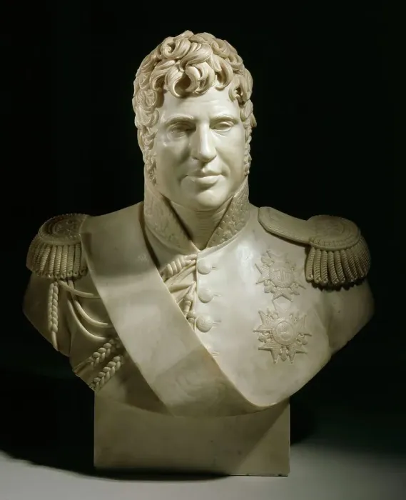 Framed Print : Portrait of Jacques-Alexandre-Bernard Law, Marquis de Lauriston, c.1823. Creator: François Joseph Bosio Framed Print : Portrait of Jacques-Alexandre-Bernard Law, Marquis de Lauriston, c.1823. Creator: François Joseph Bosio