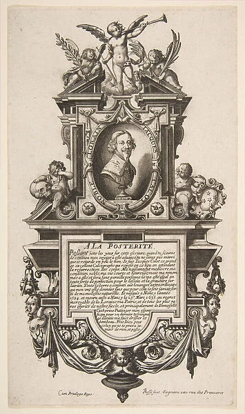 Portrait of Jacques Callot, ca. 1636. Creator: Abraham Bosse