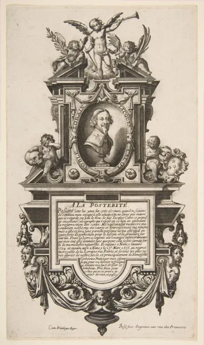 Framed Print : Portrait of Jacques Callot, ca. 1636. Creator: Abraham Bosse Framed Print : Portrait of Jacques Callot, ca. 1636. Creator: Abraham Bosse