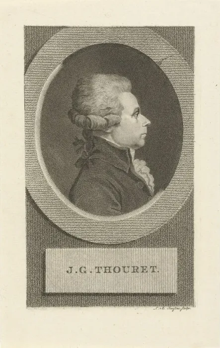 Framed Print : Portrait of Jacques Guillaume Thouret (1746-1794), 1790s Framed Print : Portrait of Jacques Guillaume Thouret (1746-1794), 1790s