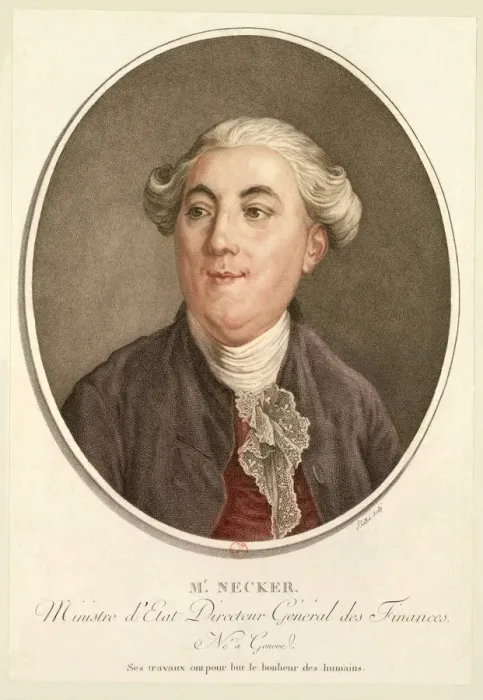 Framed Print : Portrait of Jacques Necker (1732-1804), 1789 Framed Print : Portrait of Jacques Necker (1732-1804), 1789