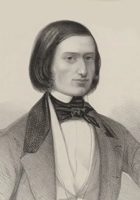 Framed Print : Portrait of Jacques Offenbach (1819-1880), 1846. Creator: Raunheim, Hermann (1817-1895) Framed Print : Portrait of Jacques Offenbach (1819-1880), 1846. Creator: Raunheim, Hermann (1817-1895)