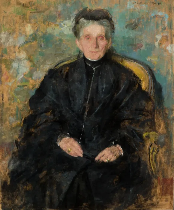 Framed Print : Portrait of Jadwiga Sapiezyna nee Sanguszko, 1910. Creator: Olga Boznanska Framed Print : Portrait of Jadwiga Sapiezyna nee Sanguszko, 1910. Creator: Olga Boznanska