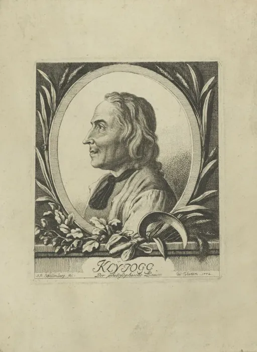 Framed Print : Portrait of Jakob Kleinjogg Gujer (1718-1785), 1772. Creator: Schellenberg, Johann Rudolf Framed Print : Portrait of Jakob Kleinjogg Gujer (1718-1785), 1772. Creator: Schellenberg, Johann Rudolf