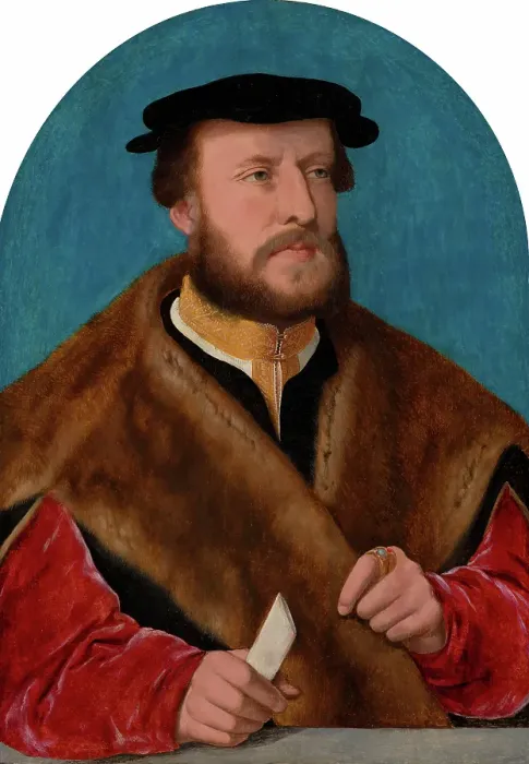 Framed Print : Portrait of Jakob Omphalius (1500-1567), 1538 / 39. Creator: Bartholomaeus Bruyn the Elder Framed Print : Portrait of Jakob Omphalius (1500-1567), 1538 / 39. Creator: Bartholomaeus Bruyn the Elder