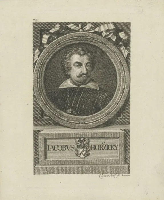 Framed Print : Portrait of Jakub Horcicky z Tepence (1575-1622). Creator: Balzer, Johann (1738-1799) Framed Print : Portrait of Jakub Horcicky z Tepence (1575-1622). Creator: Balzer, Johann (1738-1799)
