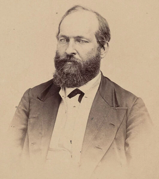 Portrait of James Abram Garfield (1831-1881), 1869. Creator: Stein Bros