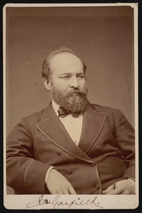 Framed Print : Portrait of James Abram Garfield (1831-1881), Before 1876 Framed Print : Portrait of James Abram Garfield (1831-1881), Before 1876
