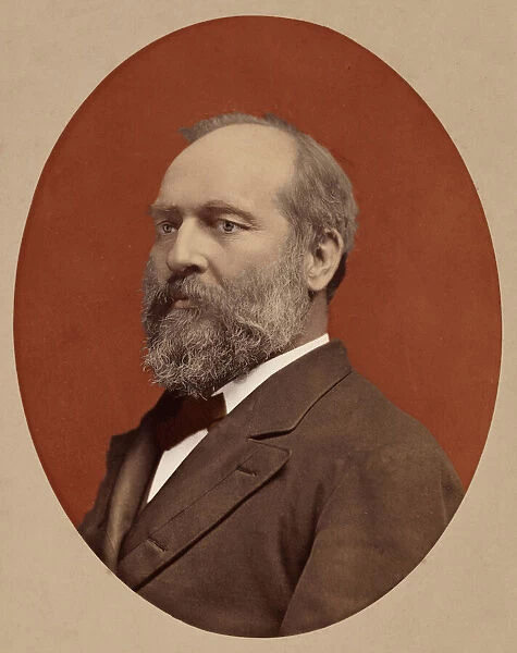 Portrait of James Abram Garfield (1831-1881), June 1880. Creator: Thomas William Smillie