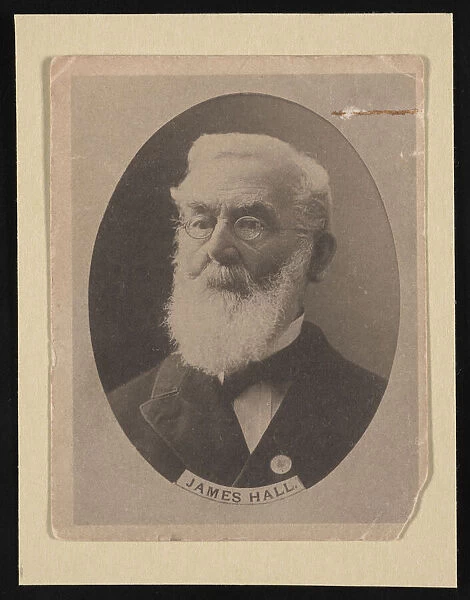 Portrait of James Hall (1811-1898), Before 1898. Creator: Unknown