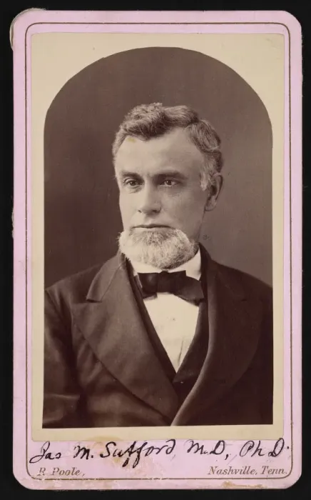 Framed Print : Portrait of James Merrill Safford (1822-1907), 1870s. Creator: Rodney Poole Framed Print : Portrait of James Merrill Safford (1822-1907), 1870s. Creator: Rodney Poole