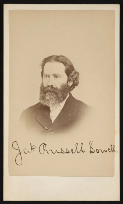 Framed Print : Portrait of James Russell Lowell (1819-1891), Circa 1870s. Creator: Purdy & Frear Framed Print : Portrait of James Russell Lowell (1819-1891), Circa 1870s. Creator: Purdy & Frear