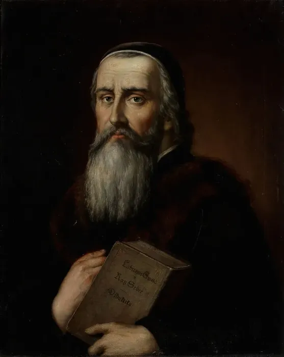 Framed Print : Portrait of Jan Amos Comenius (1592-1670), 19th century. Creator: Anonymous Framed Print : Portrait of Jan Amos Comenius (1592-1670), 19th century. Creator: Anonymous