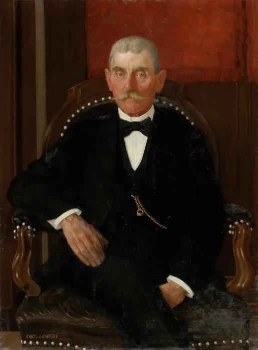 Framed Print : Portrait of Jan Danko, 1900. Creator: Karol Miloslav Lehotsky Framed Print : Portrait of Jan Danko, 1900. Creator: Karol Miloslav Lehotsky