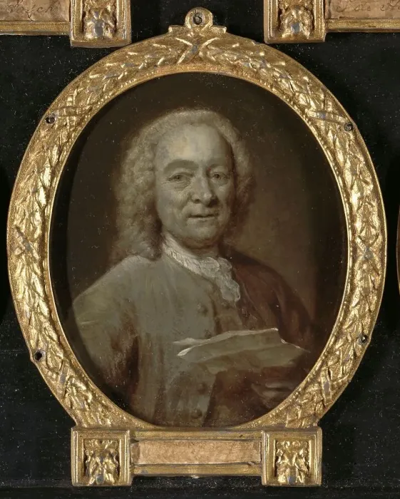 Framed Print : Portrait of Jan Harmensz de Marre (1696-1763). Seaman, Poet and Director of the Amsterdam Theater, 1 Creator: Jan Maurits Quinkhard Framed Print : Portrait of Jan Harmensz de Marre (1696-1763). Seaman, Poet and Director of the Amsterdam Theater, 1 Creator: Jan Maurits Quinkhard