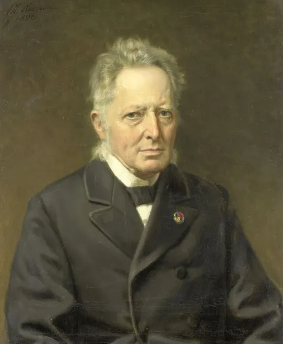 Framed Print : Portrait of Jan Heemskerk Azn (1818-1897), 1896. Creator: Jan Hendrik Neuman Framed Print : Portrait of Jan Heemskerk Azn (1818-1897), 1896. Creator: Jan Hendrik Neuman