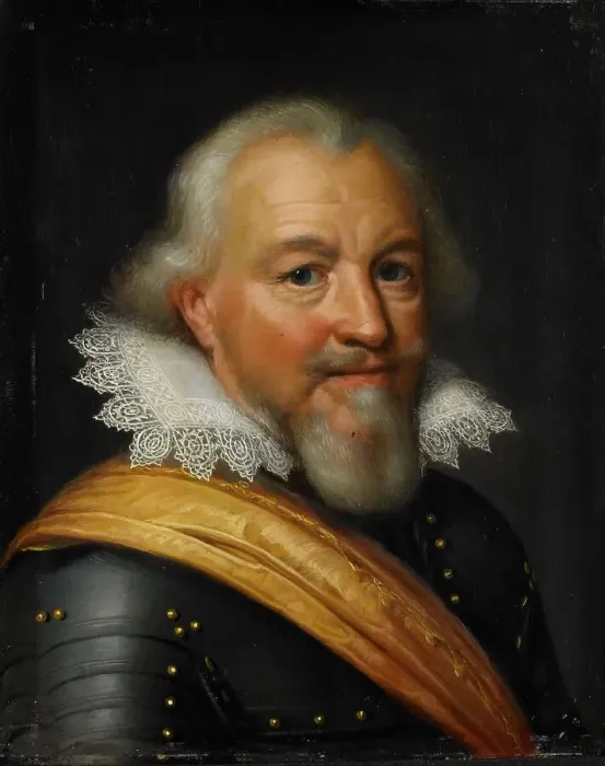 Framed Print : Portrait of Jan the Middle (1561-1623), Count Nassau-Siegen, c.1610-c.1620. Creator: Workshop of Jan Antonisz van Ravesteyn Framed Print : Portrait of Jan the Middle (1561-1623), Count Nassau-Siegen, c.1610-c.1620. Creator: Workshop of Jan Antonisz van Ravesteyn