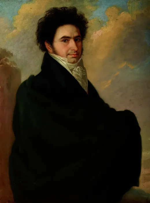 Framed Print : Portrait of Jan Nepomucen Kaminski, Director of the Lviv Theatre, c1810. Creator: Alojzy Reichan Framed Print : Portrait of Jan Nepomucen Kaminski, Director of the Lviv Theatre, c1810. Creator: Alojzy Reichan