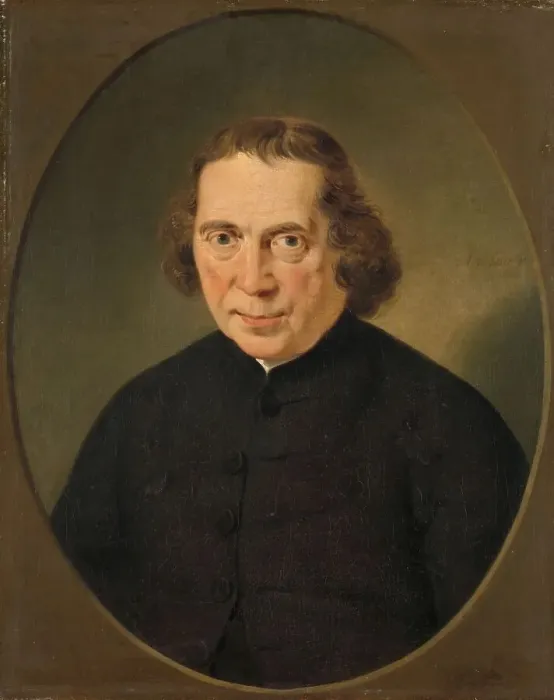 Framed Print : Portrait of Jan Nieuwenhuyzen, 1780-1806. Creator: Adriaan De Lelie Framed Print : Portrait of Jan Nieuwenhuyzen, 1780-1806. Creator: Adriaan De Lelie