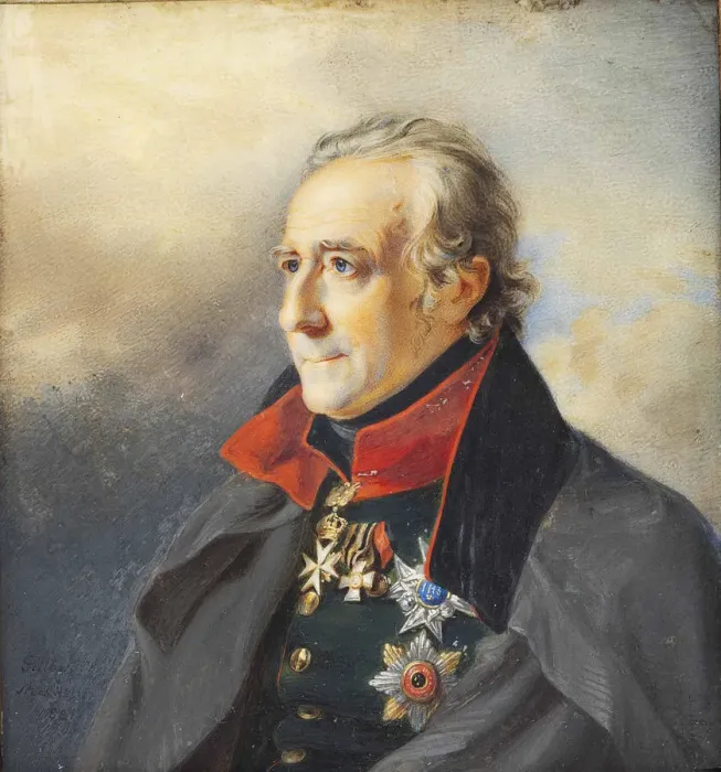 Framed Print : Portrait of Jan Pieter van Suchtelen (1751-1836), 1821. Creator: Gillberg, Jacob Axel (1769-1845) Framed Print : Portrait of Jan Pieter van Suchtelen (1751-1836), 1821. Creator: Gillberg, Jacob Axel (1769-1845)