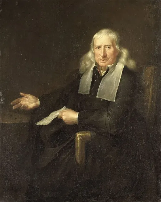 Framed Print : Portrait of Jan van Lennep the Elder (1634-1711). Amsterdam Merchant in Silk, Gold and Silver Cloth Creator: Anon Framed Print : Portrait of Jan van Lennep the Elder (1634-1711). Amsterdam Merchant in Silk, Gold and Silver Cloth Creator: Anon