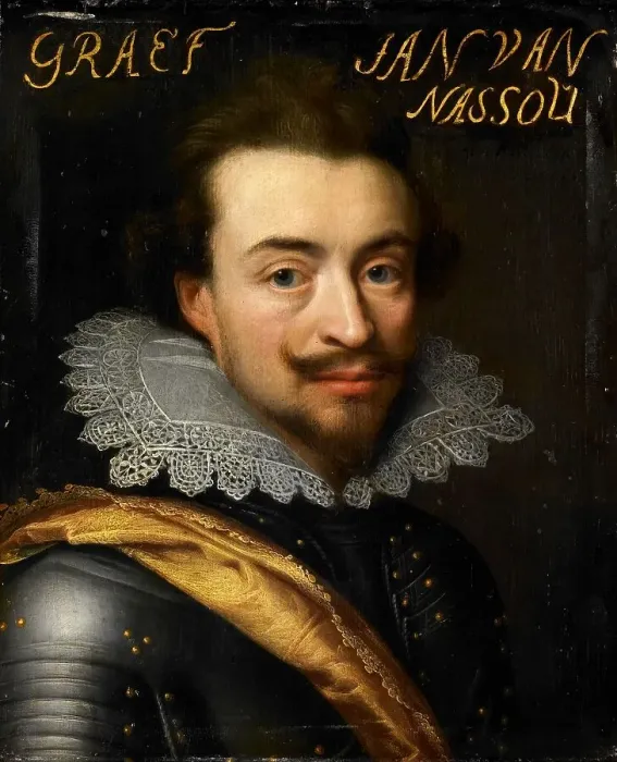 Framed Print : Portrait of Jan the Younger (1583-1638), Count of Nassau-Siegen, c.1614-c.1633. Creator: Workshop of Jan Antonisz van Ravesteyn Framed Print : Portrait of Jan the Younger (1583-1638), Count of Nassau-Siegen, c.1614-c.1633. Creator: Workshop of Jan Antonisz van Ravesteyn