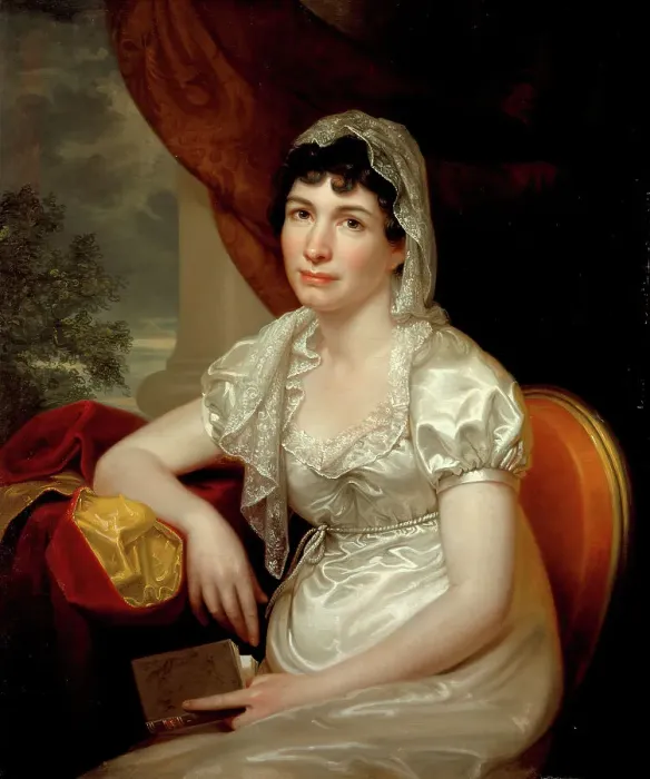 Framed Print : Portrait of Jane Griffith Koch, c1817. Creator: Rembrandt Peale Framed Print : Portrait of Jane Griffith Koch, c1817. Creator: Rembrandt Peale