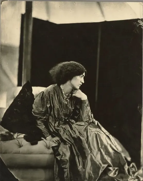 Framed Print : Portrait of Jane Morris (Mrs. William Morris), negative July 1865; print after 1900. Creator: John Robert Parsons Framed Print : Portrait of Jane Morris (Mrs. William Morris), negative July 1865; print after 1900. Creator: John Robert Parsons