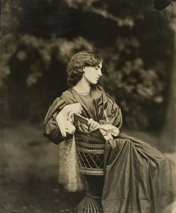 Framed Print : Portrait of Jane Morris (Mrs. William Morris), negative July 1865; print after 1900. Creator: John Robert Parsons Framed Print : Portrait of Jane Morris (Mrs. William Morris), negative July 1865; print after 1900. Creator: John Robert Parsons