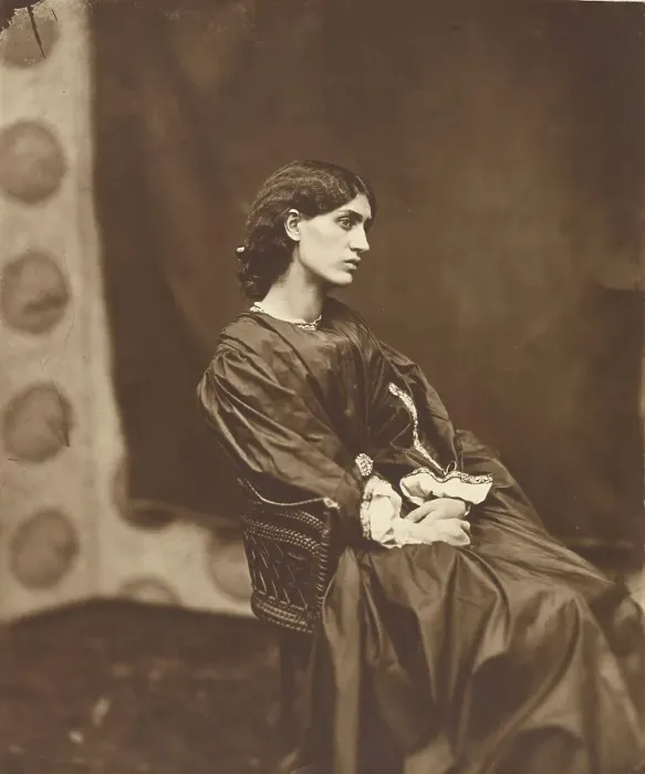 Framed Print : Portrait of Jane Morris (Mrs. William Morris), negative July 1865; print after 1900. Creator: John Robert Parsons Framed Print : Portrait of Jane Morris (Mrs. William Morris), negative July 1865; print after 1900. Creator: John Robert Parsons