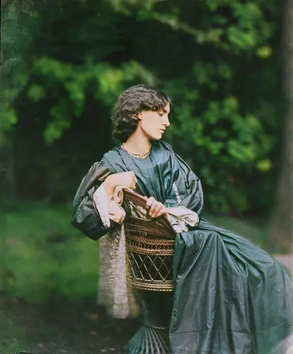 Framed Print : Portrait of Jane Morris (Mrs. William Morris), negative July 1865; print after 1900. Creator: John Robert Parsons Framed Print : Portrait of Jane Morris (Mrs. William Morris), negative July 1865; print after 1900. Creator: John Robert Parsons