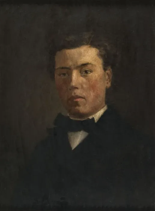 Framed Print : Portrait of Jean-Baptiste Camille Corot (1796-1875), 1828 Framed Print : Portrait of Jean-Baptiste Camille Corot (1796-1875), 1828