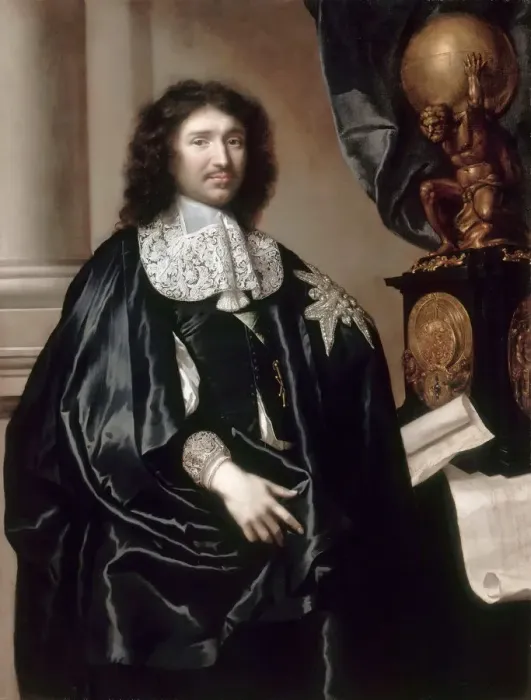 Framed Print : Portrait of Jean-Baptiste Colbert (1619-1683). Artist: Lefebvre, Claude (1632-1675) Framed Print : Portrait of Jean-Baptiste Colbert (1619-1683). Artist: Lefebvre, Claude (1632-1675)