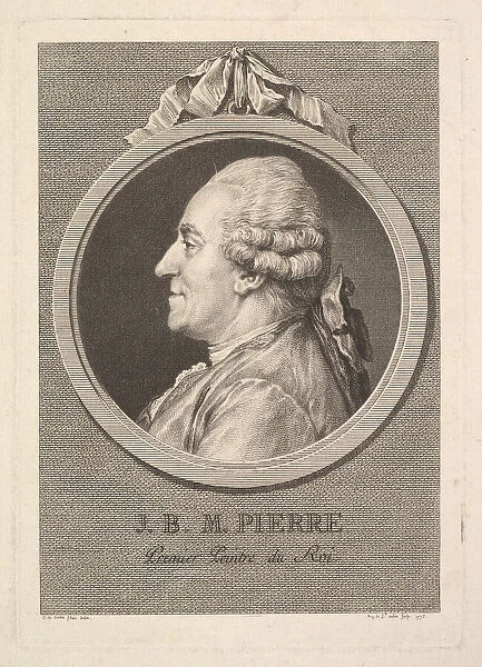 Portrait of Jean-Baptiste-Marie Pierre, 1775. Creator: Augustin de Saint-Aubin