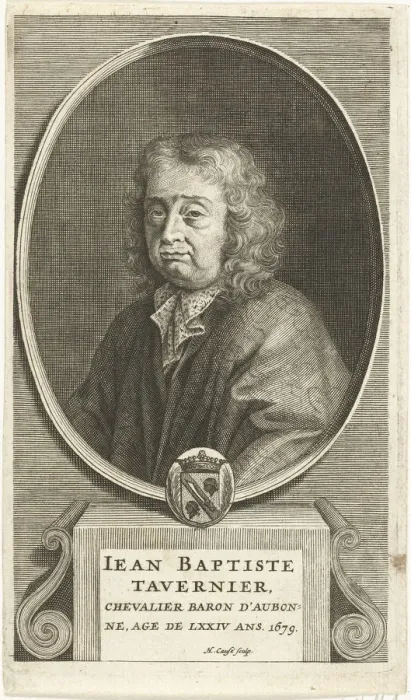 Framed Print : Portrait of Jean-Baptiste Tavernier (1605-1689), c. 1680 Framed Print : Portrait of Jean-Baptiste Tavernier (1605-1689), c. 1680