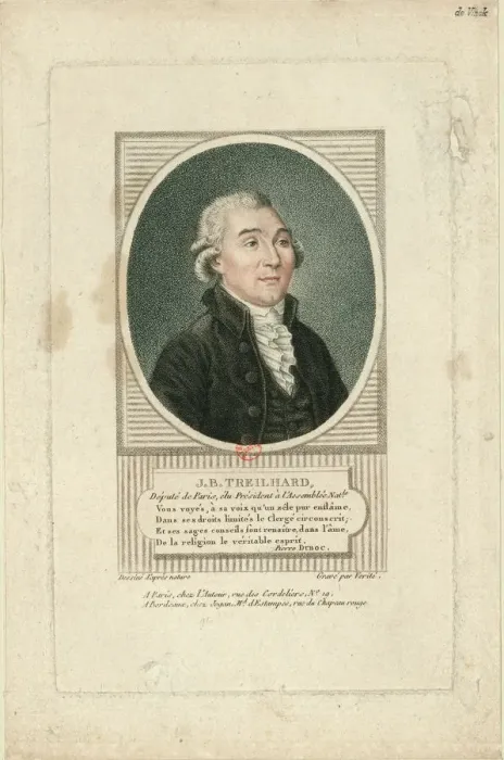 Framed Print : Portrait of Jean-Baptiste Treilhard (1742-1810), c. 1790. Creator: Verité Framed Print : Portrait of Jean-Baptiste Treilhard (1742-1810), c. 1790. Creator: Verité