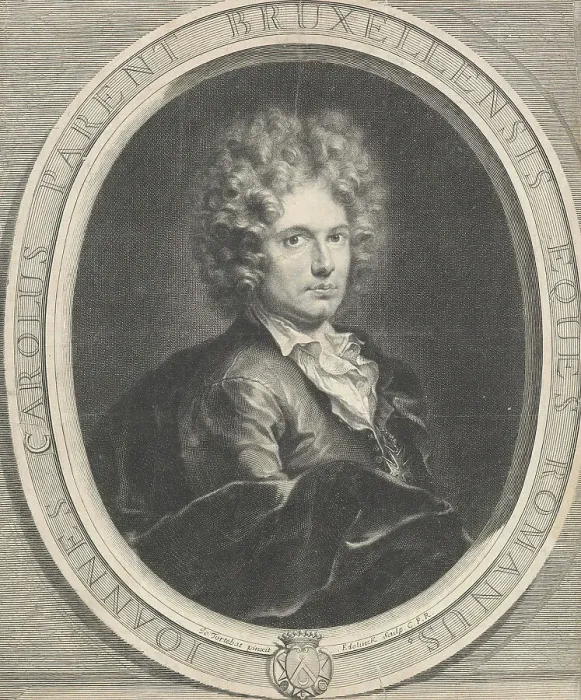 Framed Print : Portrait of Jean-Charles Parent, 1670-1707. Creator: Gerard Edelinck Framed Print : Portrait of Jean-Charles Parent, 1670-1707. Creator: Gerard Edelinck