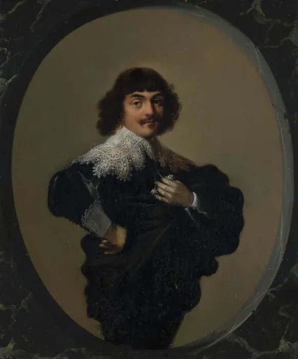 Framed Print : Portrait of Jean Fontaine (1608-1668), c1630s. Creator: Hendrik Gerritsz Pot Framed Print : Portrait of Jean Fontaine (1608-1668), c1630s. Creator: Hendrik Gerritsz Pot