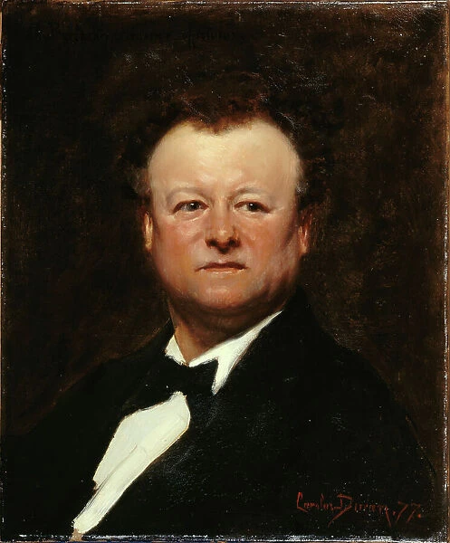Portrait of Jean-François Berthelier (1830-1888), singer, 1877. Creator: Charles Emile Auguste Carolus-Duran