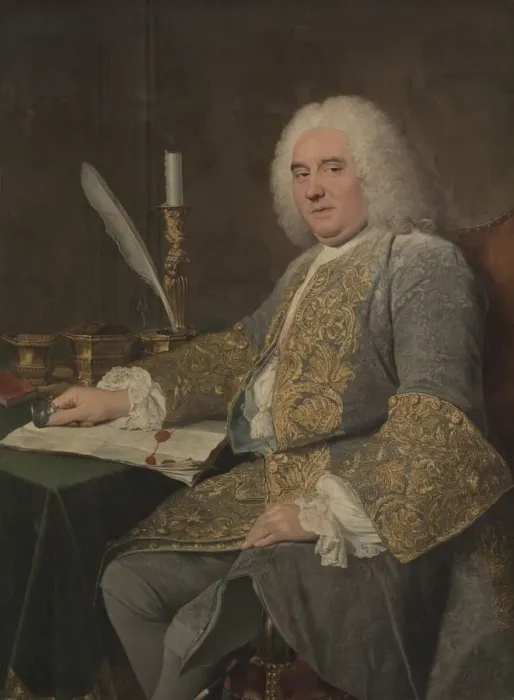 Framed Print : Portrait of Jean-Gabriel du Theil at the Signing of the Treaty of Vienna, 1738-1740 Framed Print : Portrait of Jean-Gabriel du Theil at the Signing of the Treaty of Vienna, 1738-1740