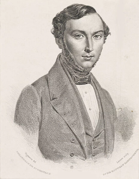 Portrait of Jean Giraudeau (1801-1861), 1839-1840. Creator: Leroux, Jean-Marie (1788-1870)