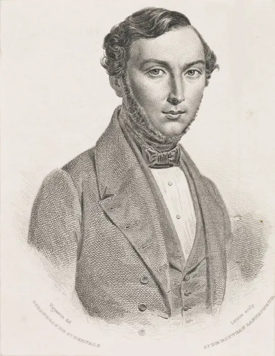 Framed Print : Portrait of Jean Giraudeau (1801-1861), 1839-1840. Creator: Leroux, Jean-Marie (1788-1870) Framed Print : Portrait of Jean Giraudeau (1801-1861), 1839-1840. Creator: Leroux, Jean-Marie (1788-1870)