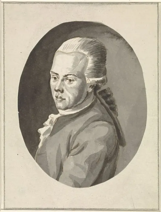 Framed Print : Portrait of Jean Grandjean, 1770-1800. Creator: Anon Framed Print : Portrait of Jean Grandjean, 1770-1800. Creator: Anon