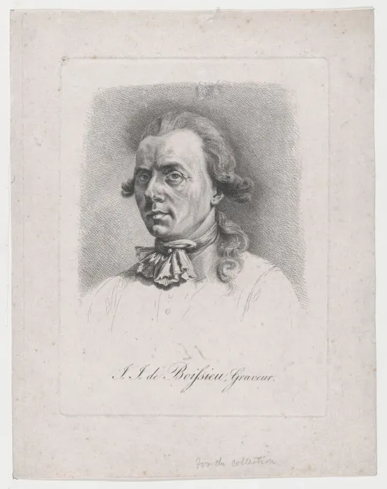 Framed Print : Portrait of Jean-Jacques de Boissieu, early 19th century. early 19th century. Creator: Anon Framed Print : Portrait of Jean-Jacques de Boissieu, early 19th century. early 19th century. Creator: Anon
