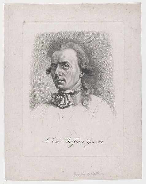 Portrait of Jean-Jacques de Boissieu, early 19th century. early 19th century. Creator: Anon