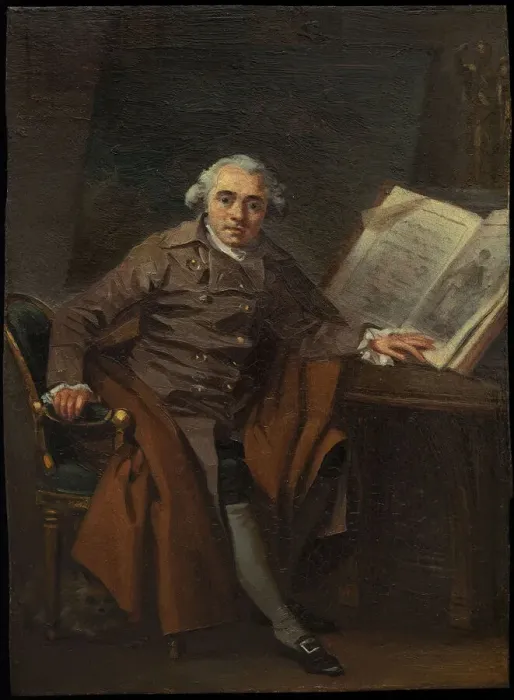 Framed Print : Portrait of Jean-Jacques Lagrenee (1739-1821), c. 1787 Framed Print : Portrait of Jean-Jacques Lagrenee (1739-1821), c. 1787