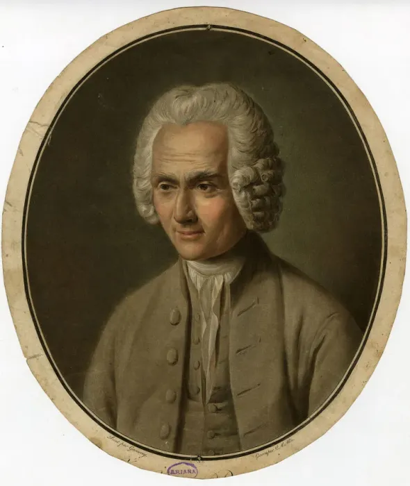Framed Print : Portrait of Jean-Jacques Rousseau (1712-1778), 1791 Framed Print : Portrait of Jean-Jacques Rousseau (1712-1778), 1791