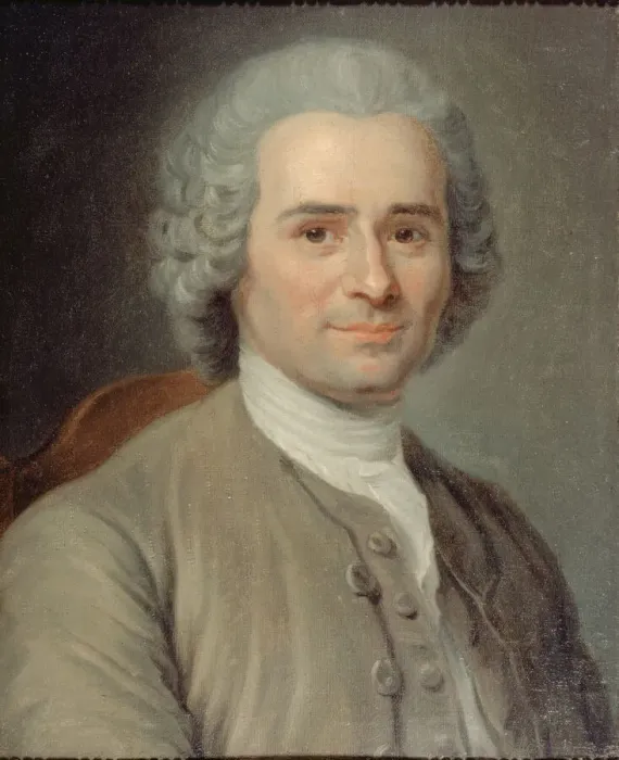 Framed Print : Portrait of Jean-Jacques Rousseau (1712-1778). Creator: La Tour Framed Print : Portrait of Jean-Jacques Rousseau (1712-1778). Creator: La Tour