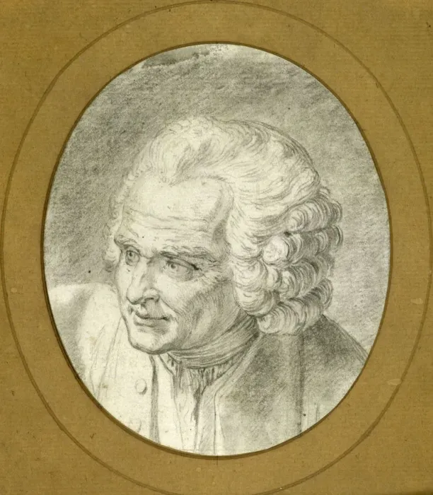 Framed Print : Portrait of Jean-Jacques Rousseau (1712-1778), 1775. Creator: Caresme Framed Print : Portrait of Jean-Jacques Rousseau (1712-1778), 1775. Creator: Caresme